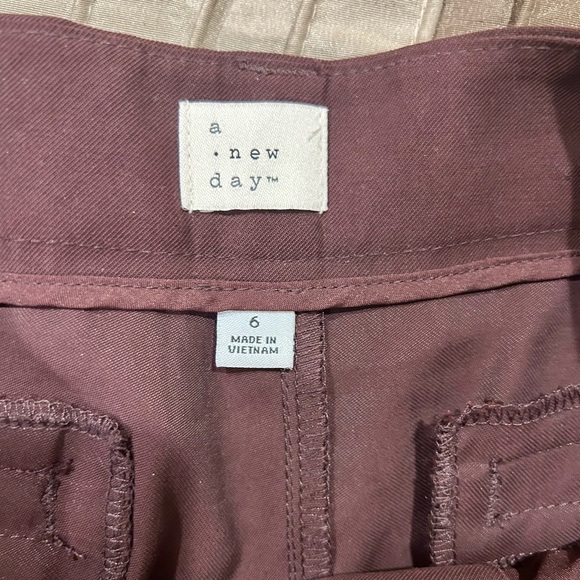 A New Day High Waist Wide Leg Brown Trousers - Picture 4 of 5